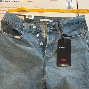 Wedgie- 6 button front closure- HIGH RISE TAPERED LEG